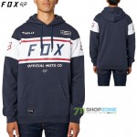 Oblečenie - Pánske, FOX mikina Official pullover fleece, modrá