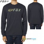 Oblečenie - Pánske, FOX tričko Apex LS tee, čierna