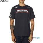 Oblečenie - Pánske, FOX tričko Honda ss tee, čierna