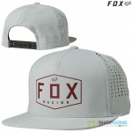 Oblečenie - Pánske, FOX šiltovka Crest Snapback hat, šedo červená