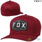 Oblečenie - Pánske, FOX šiltovka Crest flexfit, brusnicová