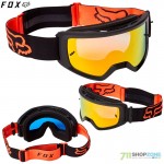 Moto oblečenie - Okuliare, FOX okuliare Main Stray goggle, čierno oranžová