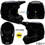 FOX motokrosová prilba V1 Plaic Helmet ECE, čierna