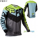 Moto oblečenie - Detské, FOX detský motokrosový dres 180 Trice jersey, tyrkysová