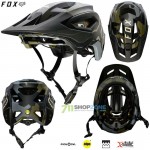 Cyklo oblečenie - Pánske, FOX cyklistická prilba Speedframe Pro CE, zelený maskáč