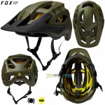Cyklo oblečenie - Pánske, FOX cyklistická prilba Speedframe Mips CE, zeleno čierna