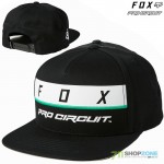 Oblečenie - Pánske, FOX šiltovka Pro Circuit snapback, čierna