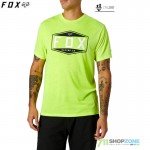 FOX tričko Emblem ss Tech tee, neon žltá
