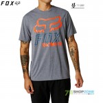 FOX tričko Hightail ss tech tee, šedý melír