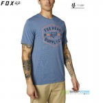FOX tričko Backbone ss Tech tee, modrá