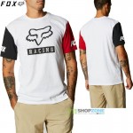 Oblečenie - Pánske, FOX tričko Paddox contrast sleeves ss tee, biela