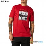 Oblečenie - Pánske, FOX tričko Decrypted ss tee, čili červená