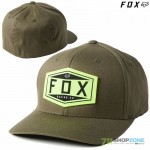 FOX šiltovka Emblem flexfit hat, olivovo zelená