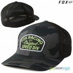 Oblečenie - Pánske, FOX šiltovka OG Camo flexfit hat, čierny maskáč