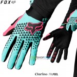 Cyklo oblečenie - Pánske, FOX cyklistické rukavice Defend glove II, tyrkysová