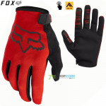 Cyklo oblečenie - Pánske, FOX cyklistické rukavice Ranger glove, neon červená