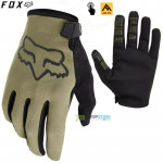 Cyklo oblečenie - Pánske, FOX cyklistické rukavice Ranger glove, kaki