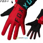 Zľavy - Cyklo pánske, FOX cyklistické rukavice Ranger glove Gel, čili červená