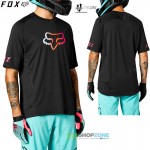 FOX cyklistický dres Defend ss jersey II, čierna