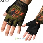 FOX cyklistické rukavice Ranger glove Gel Short, olivovo zelená