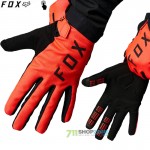 Cyklo oblečenie - Dámske, FOX dámske cyklistické rukavice Ranger Glove Gel, neon červená