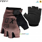 Cyklo oblečenie - Dámske, FOX dámske cyklistické rukavice Ranger Gel short, staro ružová