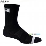 Cyklo oblečenie - Ponožky, FOX cyklistické ponožky 6" Flexair Merino sock, čierna
