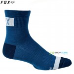 Cyklo oblečenie - Doplnky, FOX cyklistické ponožky 4" Flexair Merino sock, modrá