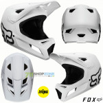 FOX cyklistická prilba Rampage helmet CE/Cpsc 22, biela