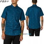 Oblečenie - Pánske, FOX košeľa Decrypted ss woven, tmavá modrá