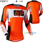 Moto oblečenie - Dresy, FOX motokrosový dres Flexair Mirer jersey, neon oranžová
