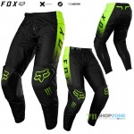 Moto oblečenie - Nohavice, FOX motokrosové nohavice 180 Monster pant, čierna