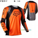 Moto oblečenie - Dresy, FOX motokrosový dres 180 Lux jersey, neon oranžová