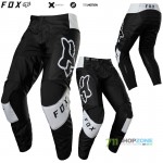 FOX motokrosové nohavice 180 Lux pant, čierno biela