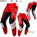 FOX motokrosové nohavice 180 Lux pant, neon červená