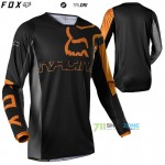 Moto oblečenie - Dresy, FOX motokrosový dres 180 Skew jersey, čierna