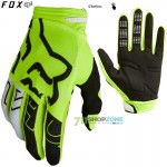 Moto oblečenie - Rukavice, FOX rukavice 180 Skew glove, neon žltá