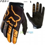 Moto oblečenie - Rukavice, FOX 180 Skew glove, čierno zlatá