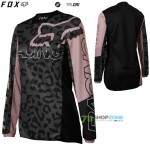 Moto oblečenie - Dámske, FOX dámsky motokrosový dres 180 Skew jersey, šedo ružová