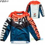 Moto oblečenie - Detské, FOX detský dres Kids 180 Trice jersey, šedo oranžová