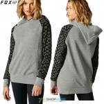 Oblečenie - Dámske, FOX dámska mikina Society pullover fleece, šedý melír