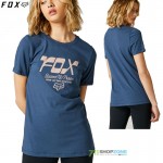 Oblečenie - Dámske, FOX dámske tričko Remastered ss tee, modrá