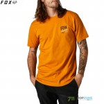 FOX tričko Pushin Dirt ss Premium tee, zlatá