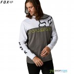 Oblečenie - Pánske, FOX tričko s dlhým rukávom Skew LS crew, biela