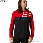 Oblečenie - Pánske, FOX tričko s dlhým rukávom Skew LS crew, červená