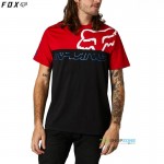 Oblečenie - Pánske, FOX tričko Skew ss Crew tee, červená