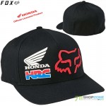 Oblečenie - Pánske, FOX šiltovka Honda HRC flexfit hat, čierna