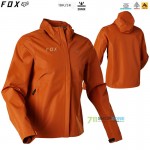 Cyklo oblečenie - Pánske, FOX Legion Packable jacket burnt orange, tehlová