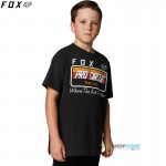 Oblečenie - Detské, FOX Pro Circuit Yth ss tee detské tričko, čierna