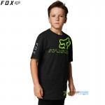 FOX detské tričko Skew ss tee, čierna